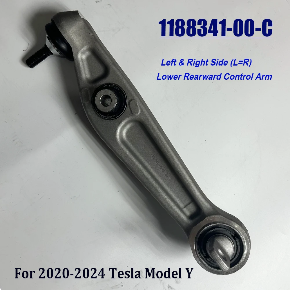 1188341-00-C Front Left & Right Side L=R Lower Rearward Control Arm For 2020-2024 Model Y 118834100C