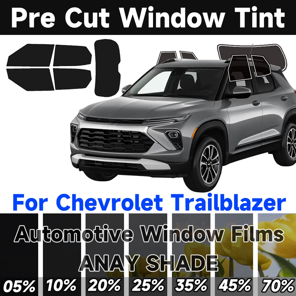 

Precut Window Tint Car for Chevrolet Trailblazer 2002-2025 Any Year Auto Sun Uv Blocking Heat 2Ply Window Protector Privacy Film