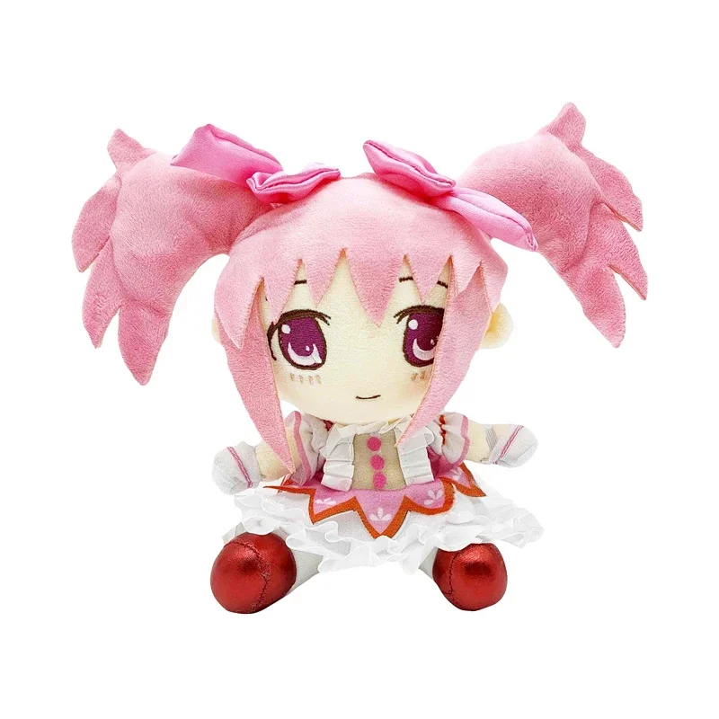 Kreskówka Kaname Madoka pluszowa zabawka Anime Puella Magi Madoka Magica wypchana lalka figurki pluszaków miękkie Fumo dla dzieci prezenty dla dziewcząt — 2