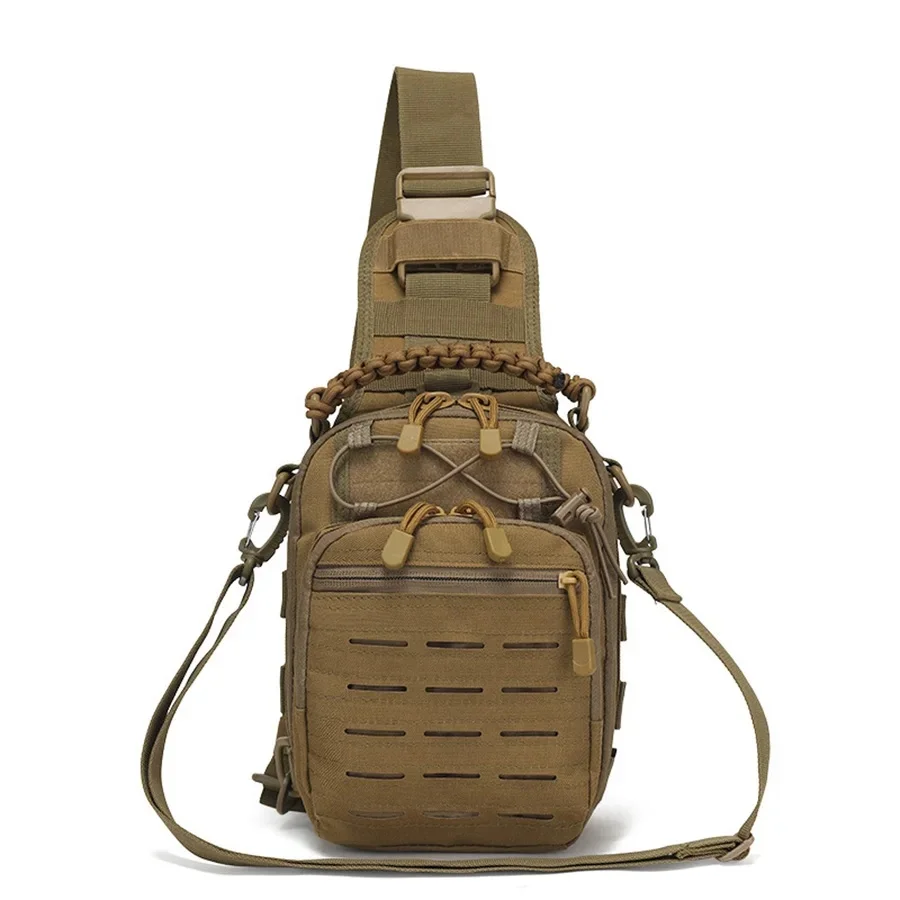 AliExpress New stock single shoulder diagonal cross outdoor portable cycling bag camouflage outdoor sports small chest hanging bag