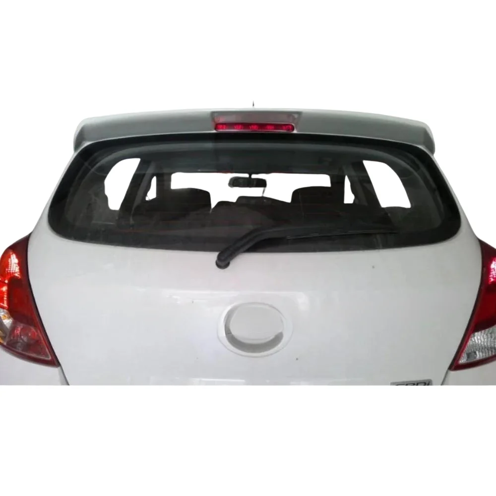 For Hyundai İ20 Glass Top Spoiler Fiber Material Rear Roof Spoiler Wing Trunk Lip Car Styling Fully Compatible Tuning Parts