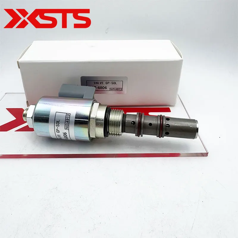 Válvula Solenoide de Repuesto 207-6806 2076806 24V Grupo GP-S para Cargadora de Ruedas y Excavadora CAT 950G 962G 966G 972G 980G