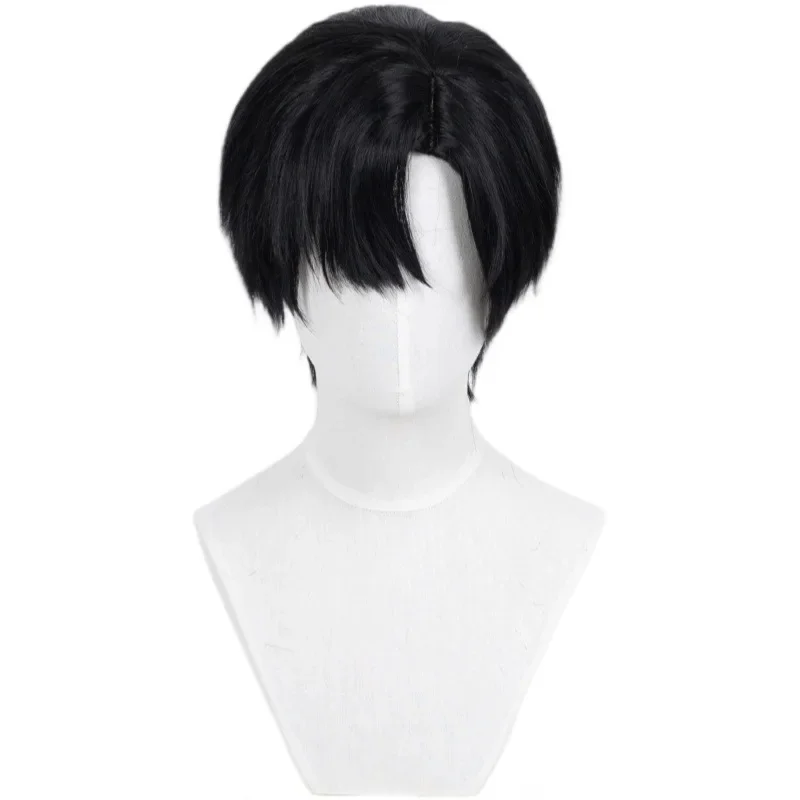 Alien Stage Anime Ivan Cosplay Black Sorrow Cosplay czarna peruka krótki czarny kolor Cos peruki żaroodporne włosy peruki — zdjęcie 2