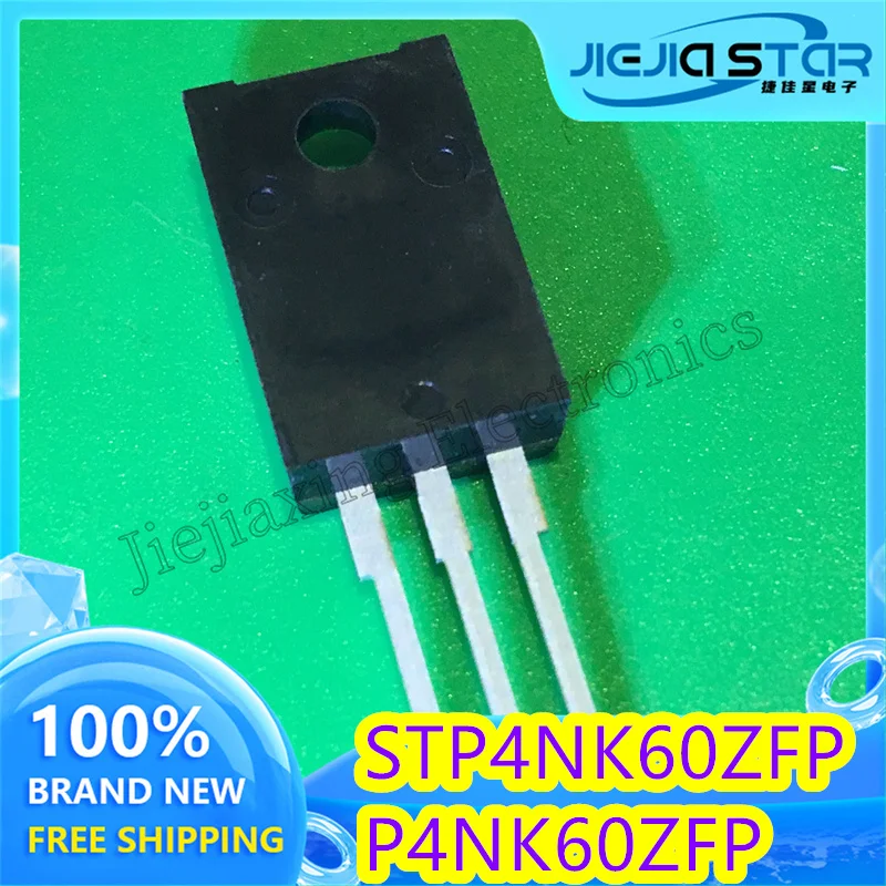 (4/20 шт) STP4NK60ZFP P4NK60ZFP 4NK60 Новый оригинал в наличии TO-220F 600V 4A Электроника