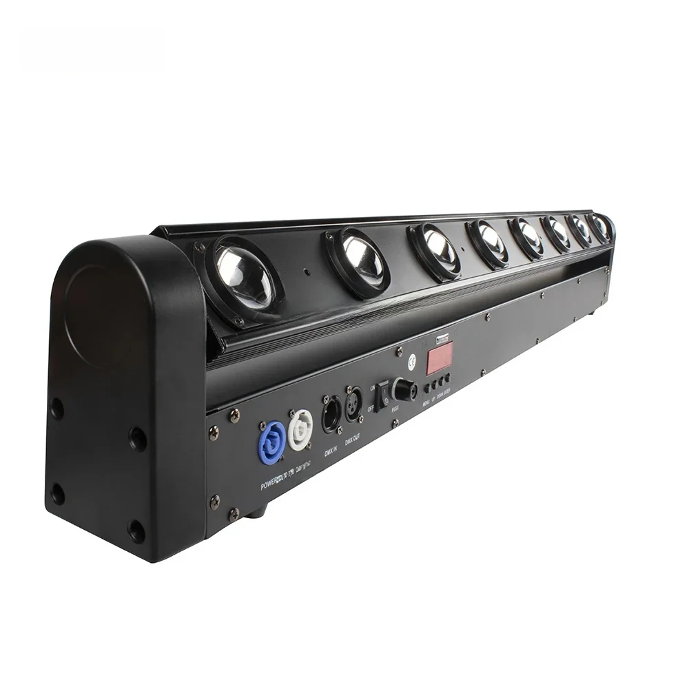 SHEHDS LED Strahl 8x12W RGBW Moving Head Beleuchtung Professionelle Ausrüstung für Hochzeit DJ Party Show