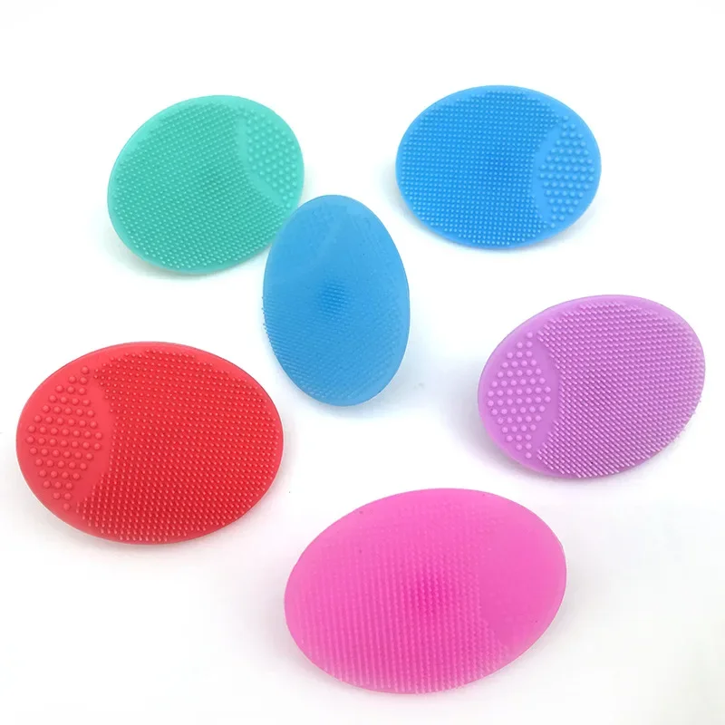 Brosse à shampoing en Silicone pour bébé, 1 pièce, pour bain de bébé, en Silicone souple, pour garçons et enfants, brosse de douche, lavage des cheveux, brosses de Massage, lingette