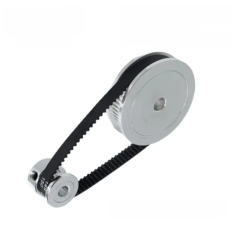 60T 20 dents largeur de courroie 10mm 2GT ensemble de poulies de courroie de distribution alésage de roue de tension 3 ~ 12mm réduction 3:1GT2 Kit de courroie de poulie synchrone