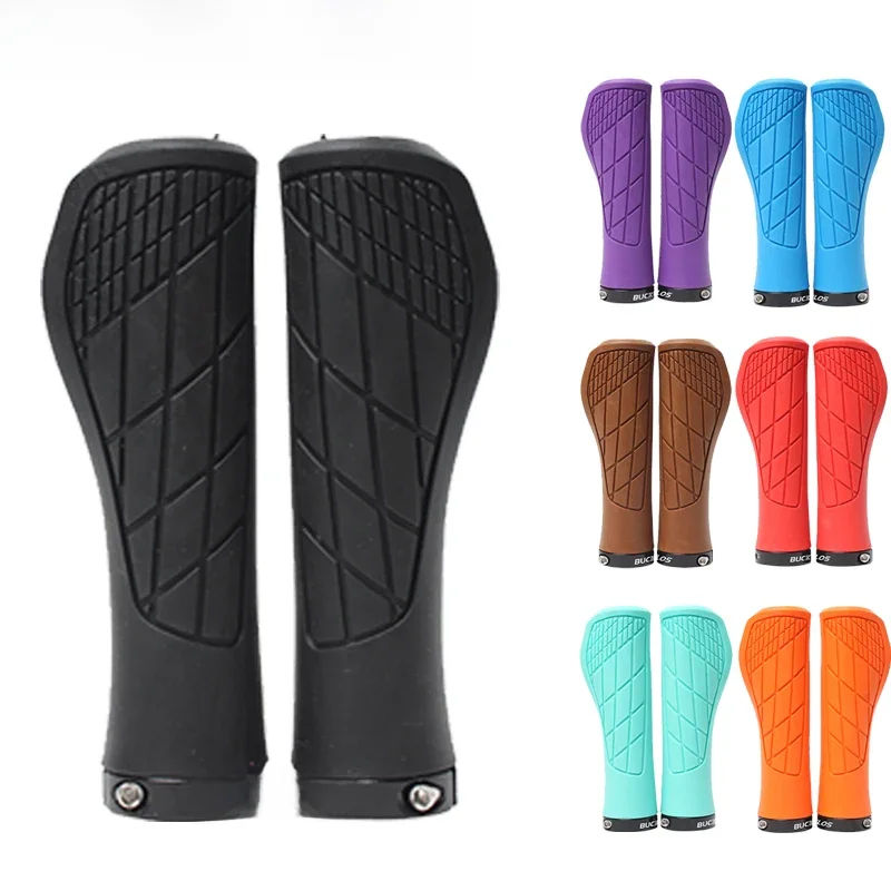 AliExpress UK BUCKLOS Bicycle Handlebar Grips Ergonomic Lock-on Bike Grips Non-slip Durable Bicycle Handle Cover Bicycle Accessories
