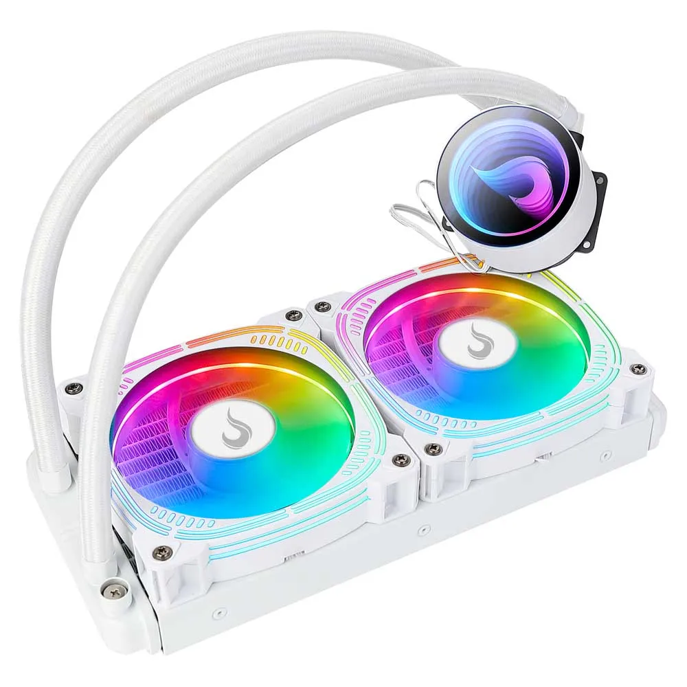 White Water Cooler 240mm | Rise Mode | Aura Frost Pro Argb