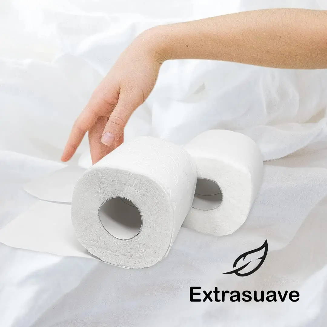 60 rolls double layer toilet paper | Double layer soft and durable toilet paper