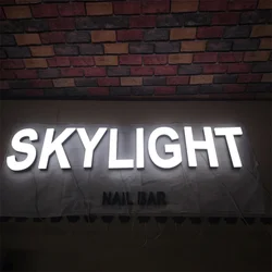 Custom 3D Metal Channel Letter Signs, LED Letters for Wall Decor, Channel Letter Sign, Outdoor Advertising Business LED Sign