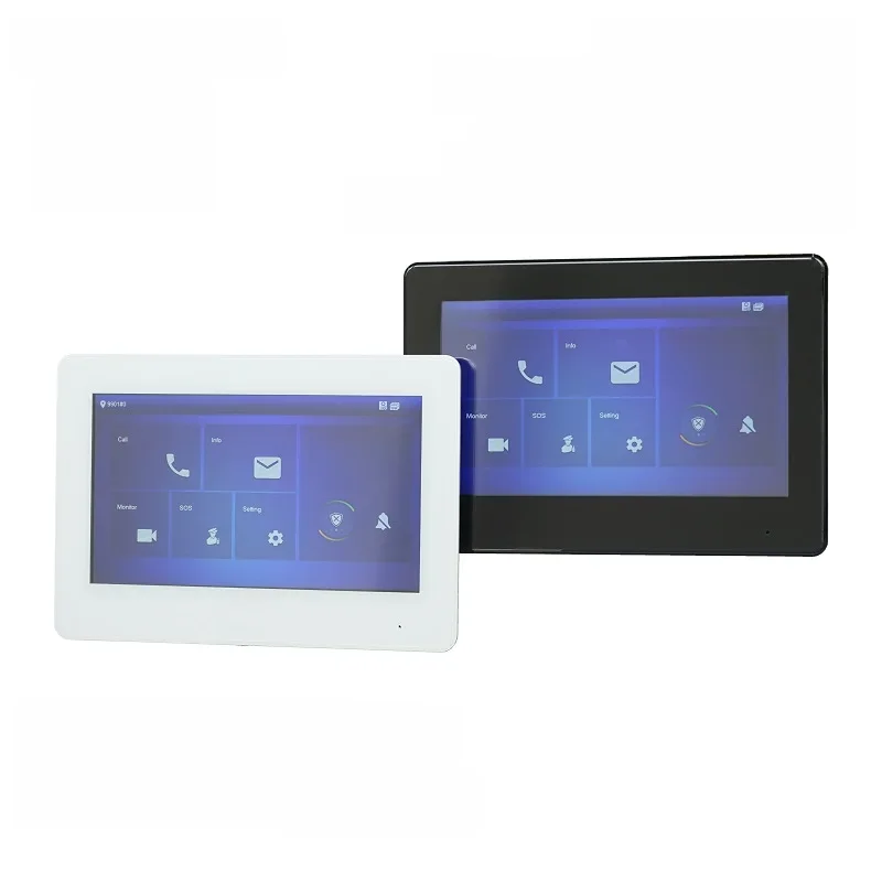 Monitor de intercomunicador de vídeo interno DH IP campainha, multilíngue, versão SIP, VTH5421HW,