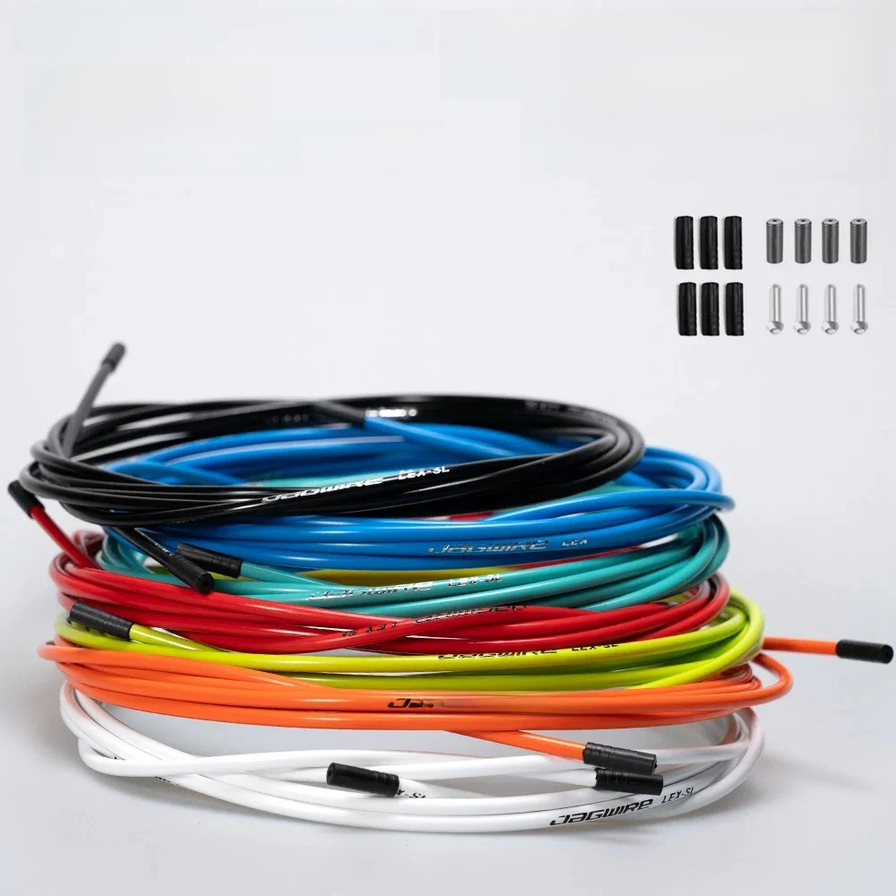 AliExpress NONE JAGWIRE MTB Road Bike Cable Set Bicycle Brake Shift  Cable Set Mountain Bicycle Derailleur Cable Housing 4MM/5MM Sram Shimano
