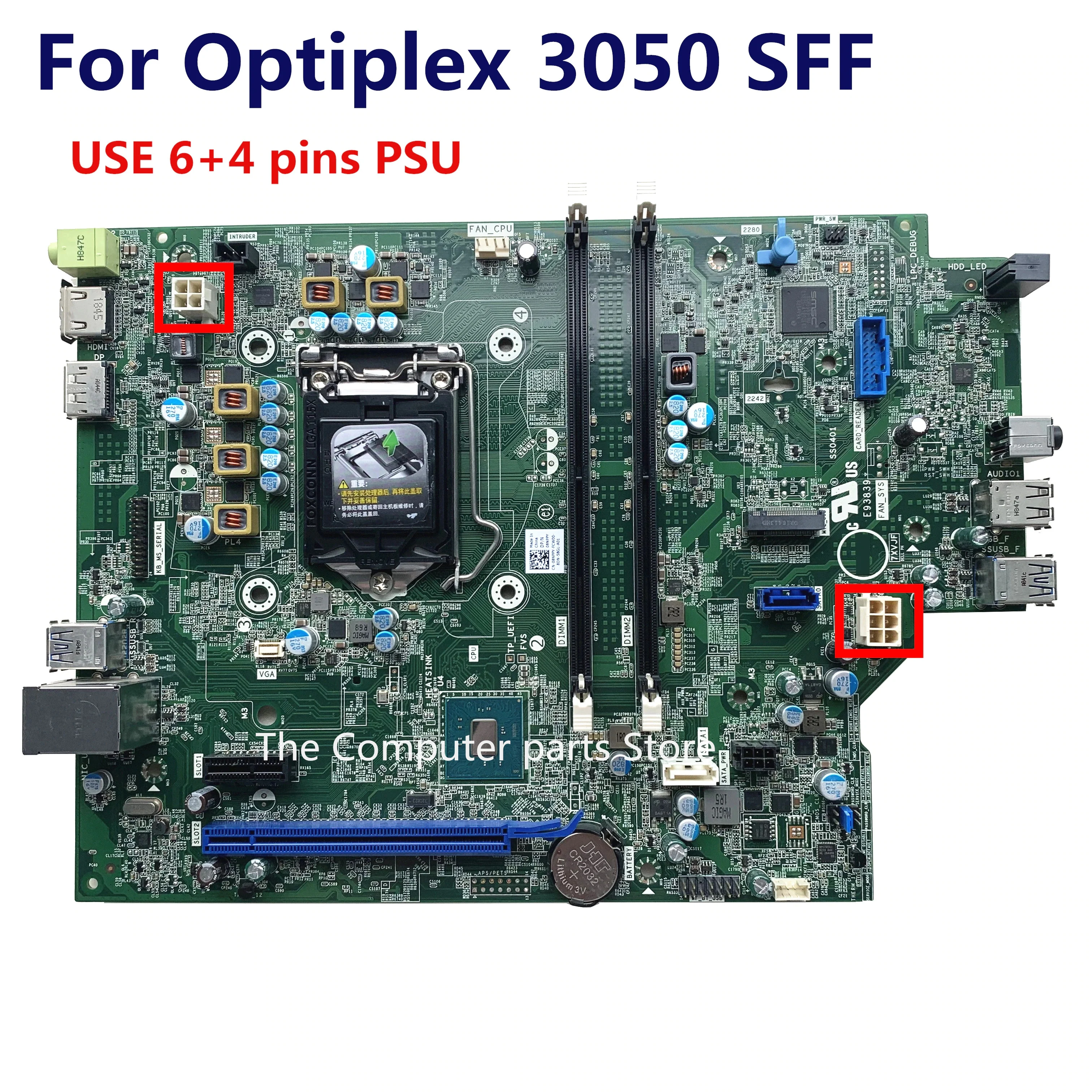 Original For Dell OptiPlex 3050 SFF Desktop Motherboard 8NPPY 08NPPY CN-08NPPY LGA 1151 DDR4