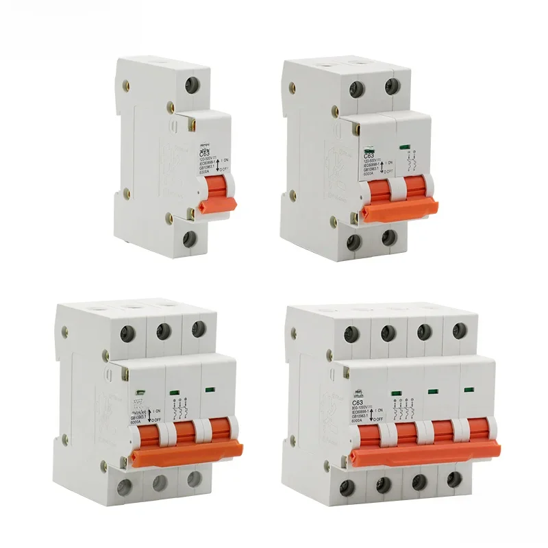 1P 2P 3P 4P DC 250V-1000V 10Solar Mini Circuit Breaker MCB Fuse PV System Solar Engery 3/6/10/16/20/25/32/40/50/63/80/100/125A — zdjęcie 2