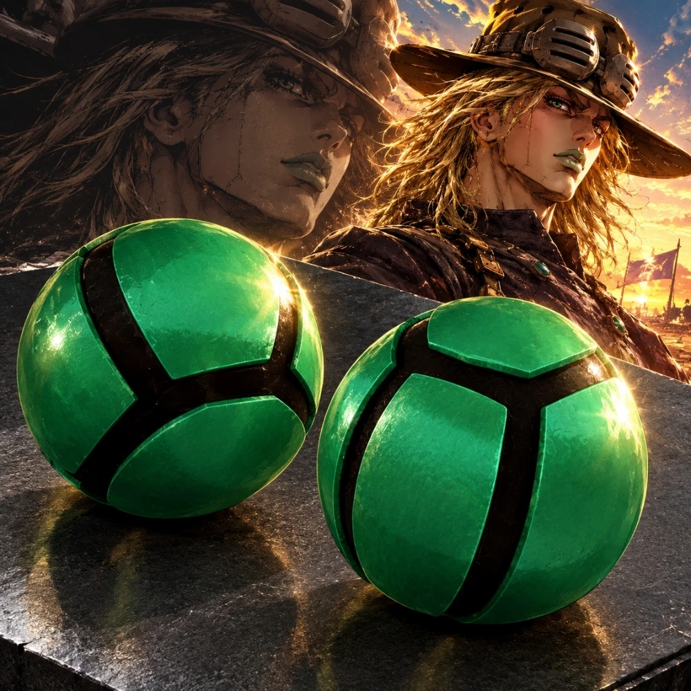 Men Accessories For Suit - Anime Bizarre Adventure Gyro Zeppeli Steel