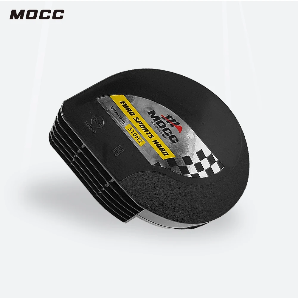 Mocc Motorcycle Euro Sports Horn 510Hz Slim Craction Clraction Equus Horn Electronic Horn