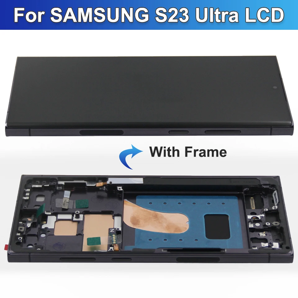 AMOLEDディスプレイタッチスクリーンデジタイザー Samsung S23 Ultra