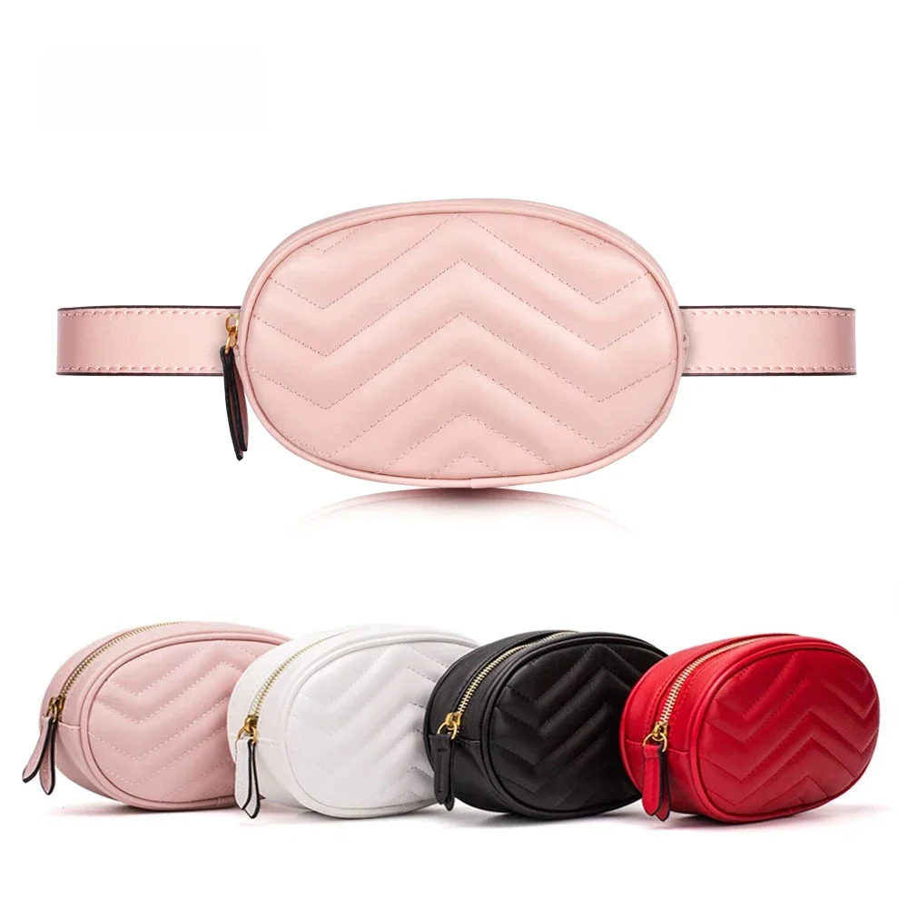 Buylor New Waist Pack For Women Brand Designer Belt Bag Fashion Fanny Pack PU Leather Bum Bags Chest Bag Girls Cute Phone Pocket — zdjęcie 2