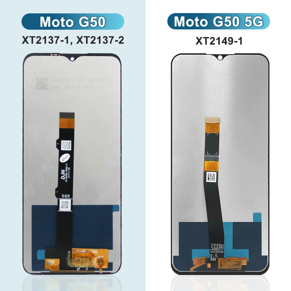 6.5 inch For Motorola Moto G50 Lcd XT2137-1 XT2137-2 Screen Display Touch Digitizer Assembly For Moto G50 5G LCD  XT2149-1