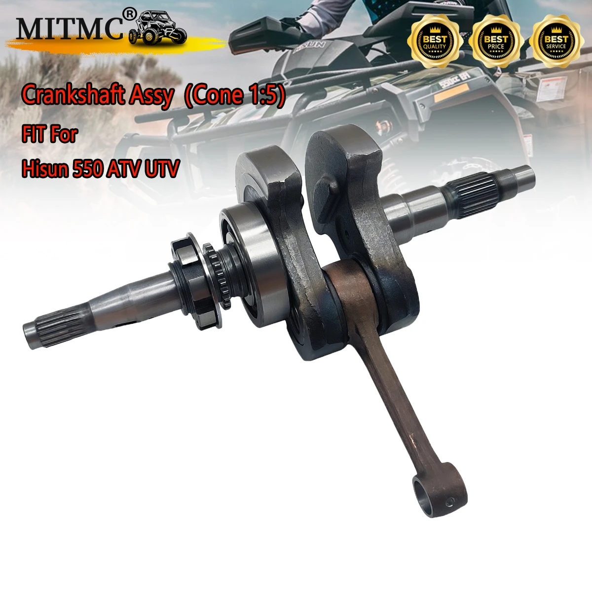 

Старые модели коленчатого вала в сборе (конус 1:5) для HISUN 550 ATV UTV P015000132000100