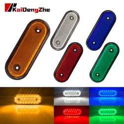 2pcs 20 LED Side Marker Light 24V Clearance Lamp Caravan Car 12V Indicator Tail Light Truck RV Trailer Lorry Pickup Boat