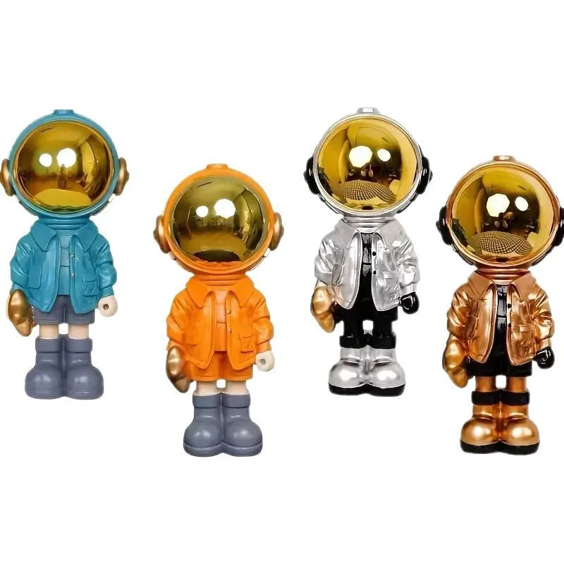 

Astronaut Sculpture Creative Resin Home Bedroom Office Art Ornaments Desktop Ornaments Modern Standing Statue Christmas Gift