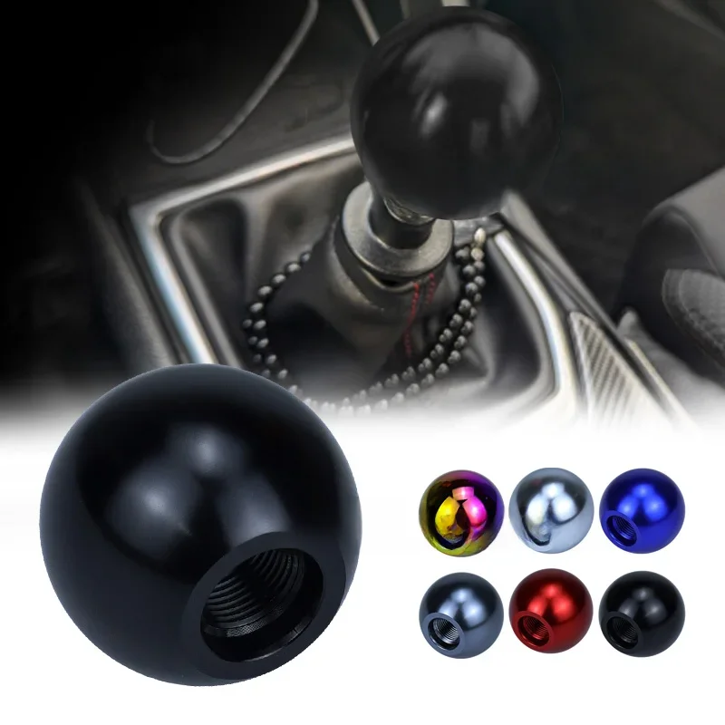 Ręczna modyfikacja samochodu Uniwersalna głowica trzpienia ze stopu aluminium Okrągła piłka zębata Głowica uchwytu Okrągły wózek Bobblehead — zdjęcie 2