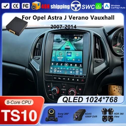 9.7 Inch Android 15 For Opel Astra J Verano Vauxhall 2007-2014 Bluetooth 4G Carplay Multimedia Player 2din GPS Auto Stereo DVD
