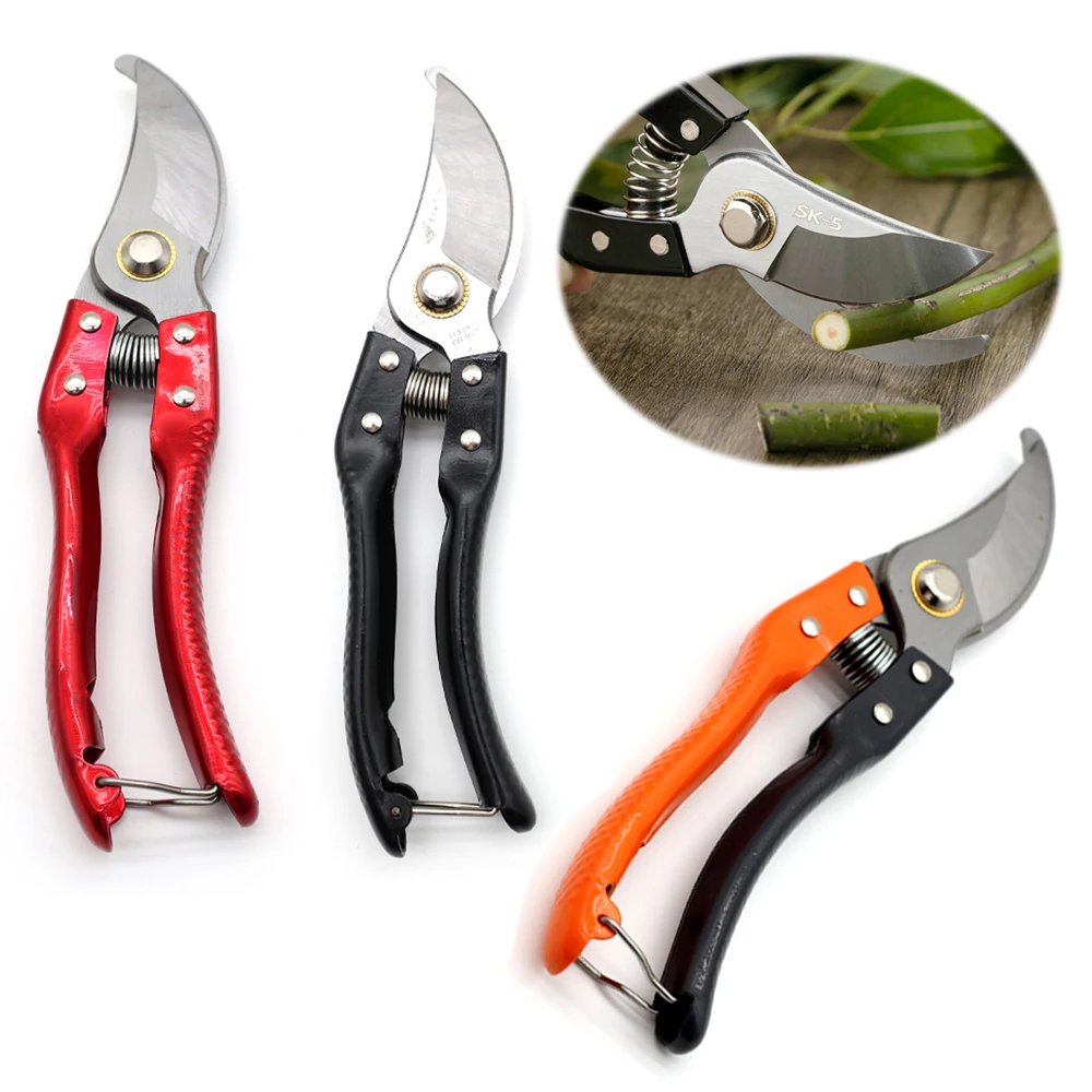 8-Inch Ideal Pocket Gardening Scissors Pruning Branches Leaves Fruit Picking Hand Tools 3 Colors