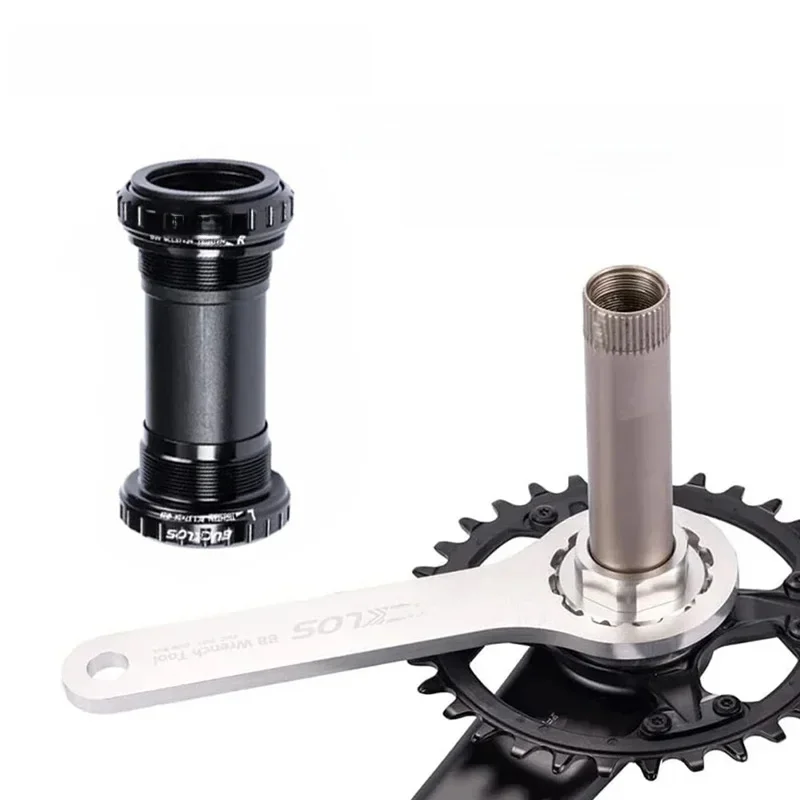 AliExpress BUCKLOS Bicycle Bottom Bracket BSA 68/73mm BB for SRAM DUB 29mm Spindle Threaded Tool Wrench Tool Crankset Parts