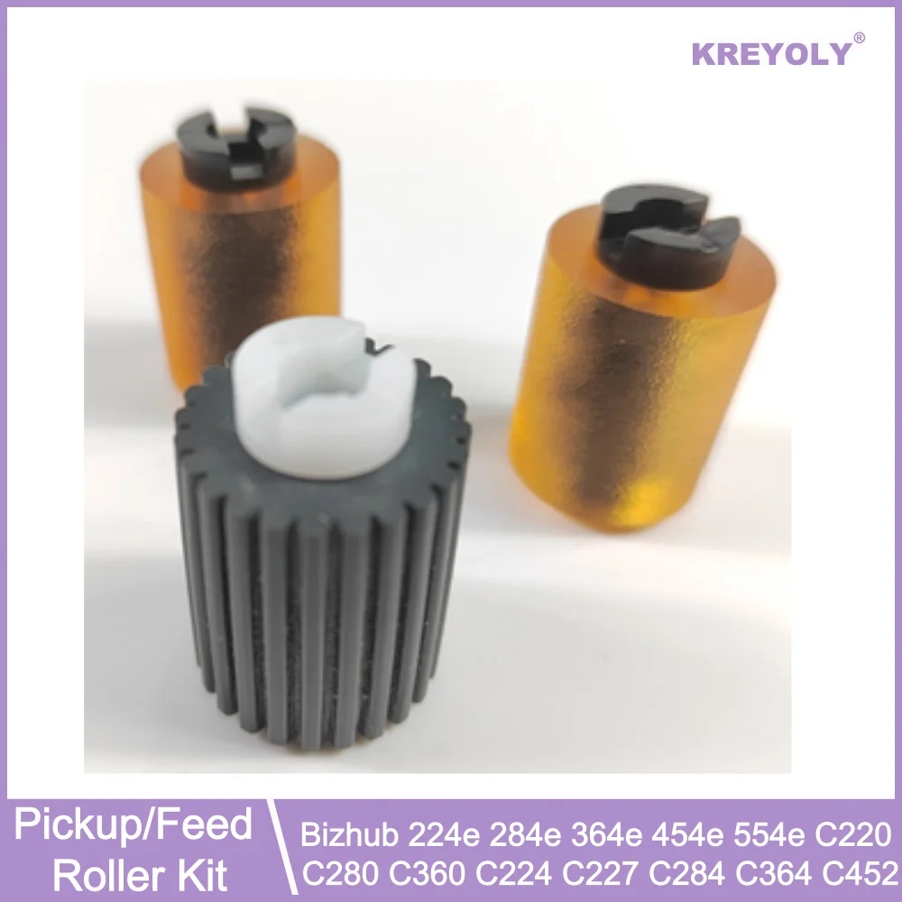 

Premium Pickup/Feed Roller Kit for Konica Minolta Bizhub 224e 284e 364e 454e 554e C220 C280 C360 C224 C227 C284 C364 C452
