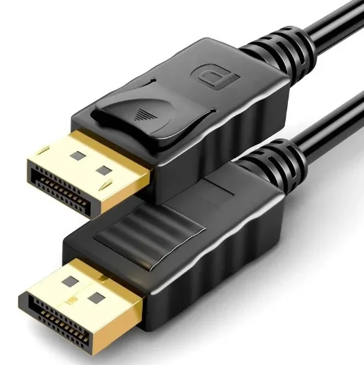 1,8m Armored 4K 144Hz/165Hz DisplayPort Cable: High Resolution and Durability for Premium Image Quality in Games and Videos