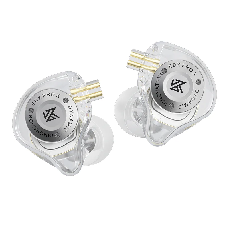 KZ EDX Pro X Single Dynamic Driver In-Ear Monitor Wired Earbuds HiFi Earphone with Detachable Cable