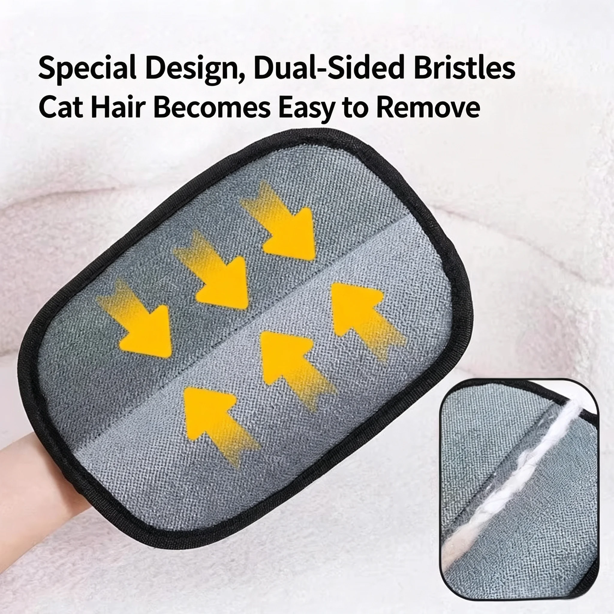 Double-Sided Pet Grooming Glove 4