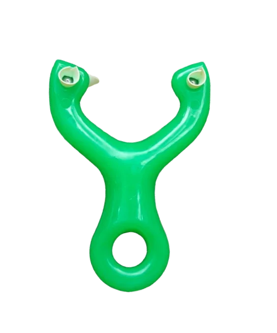 

Yshotx Jelly Green-Y01 Slingshot PC Resin Outdoor Catapult Vivid Color Lightweight for Hunting and Target Shooting