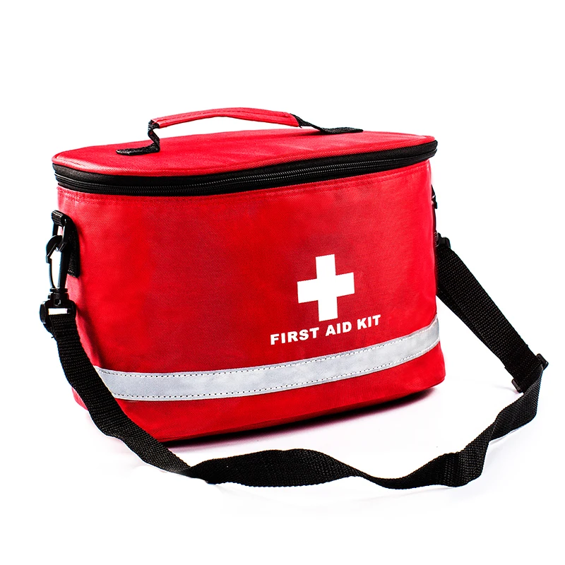 Portable Large Travel Emergency Medicine First Aid Kit Carrying Bag Accessories Set Storage Case Pouch For Car Hiking Picnic