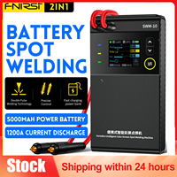 FNIRSI SWM-10 Portable Battery Spot Welder DIY Mini Welding Machine 18650 Battery Pack Welding Tool 5000mah Weldable 0.25mm