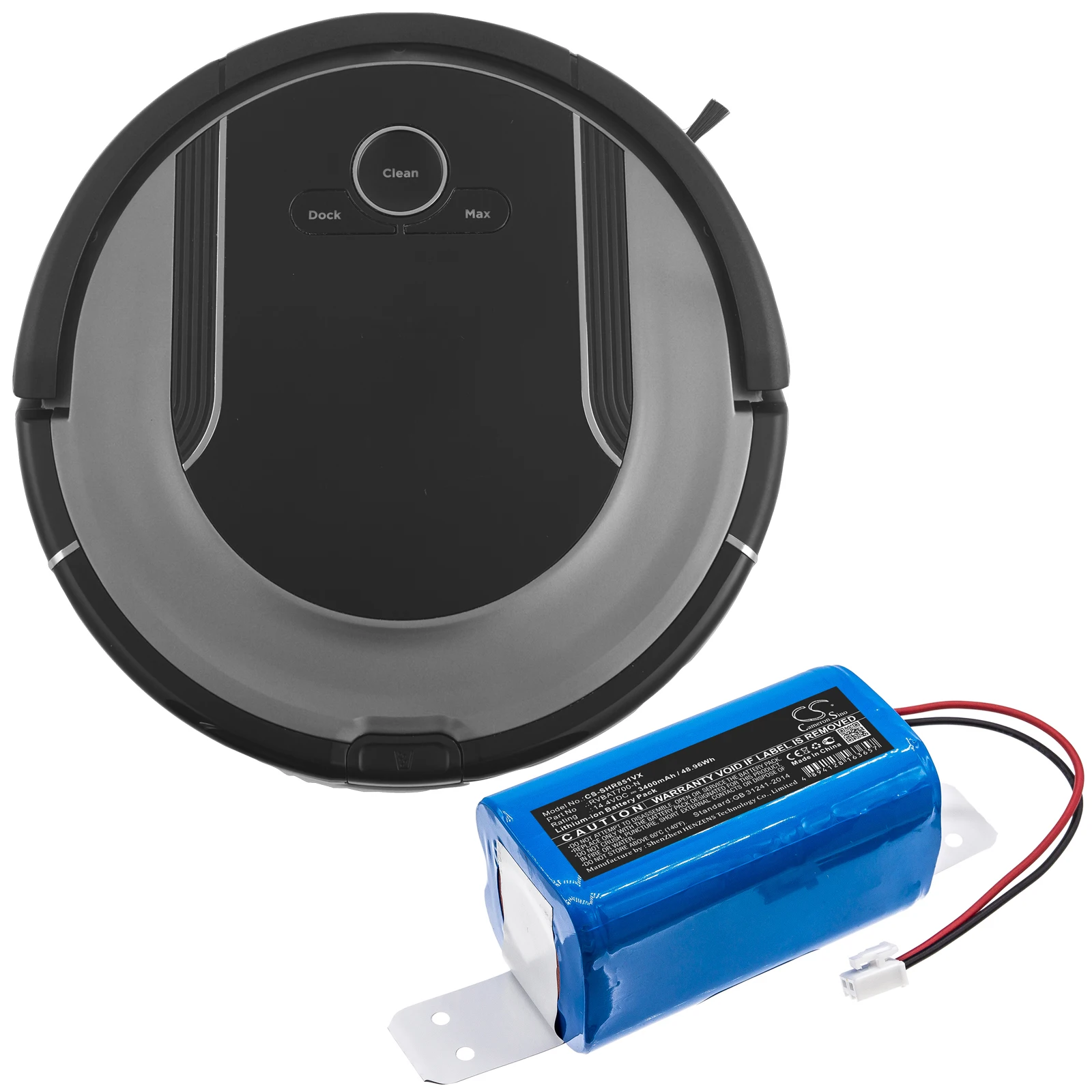 RVBAT700-N battery for Shark  RV850BRN RV850C RV850WV RV851WV RV871 RV871C RV700_N RV720_N RV725_N RV750_N RV761