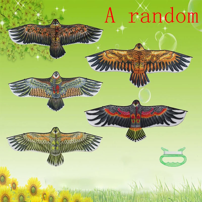 

1.1m Eagle Kite With 30 Meter Kite Line Children Flying Bird Kites Outdoor Toys