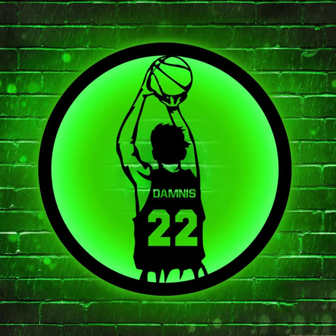 

Custom Name Neon Basketball Neon Signs Personalized Gift For Basketball Lover Basketball Players Name Sign Gifts Home Wall Decor