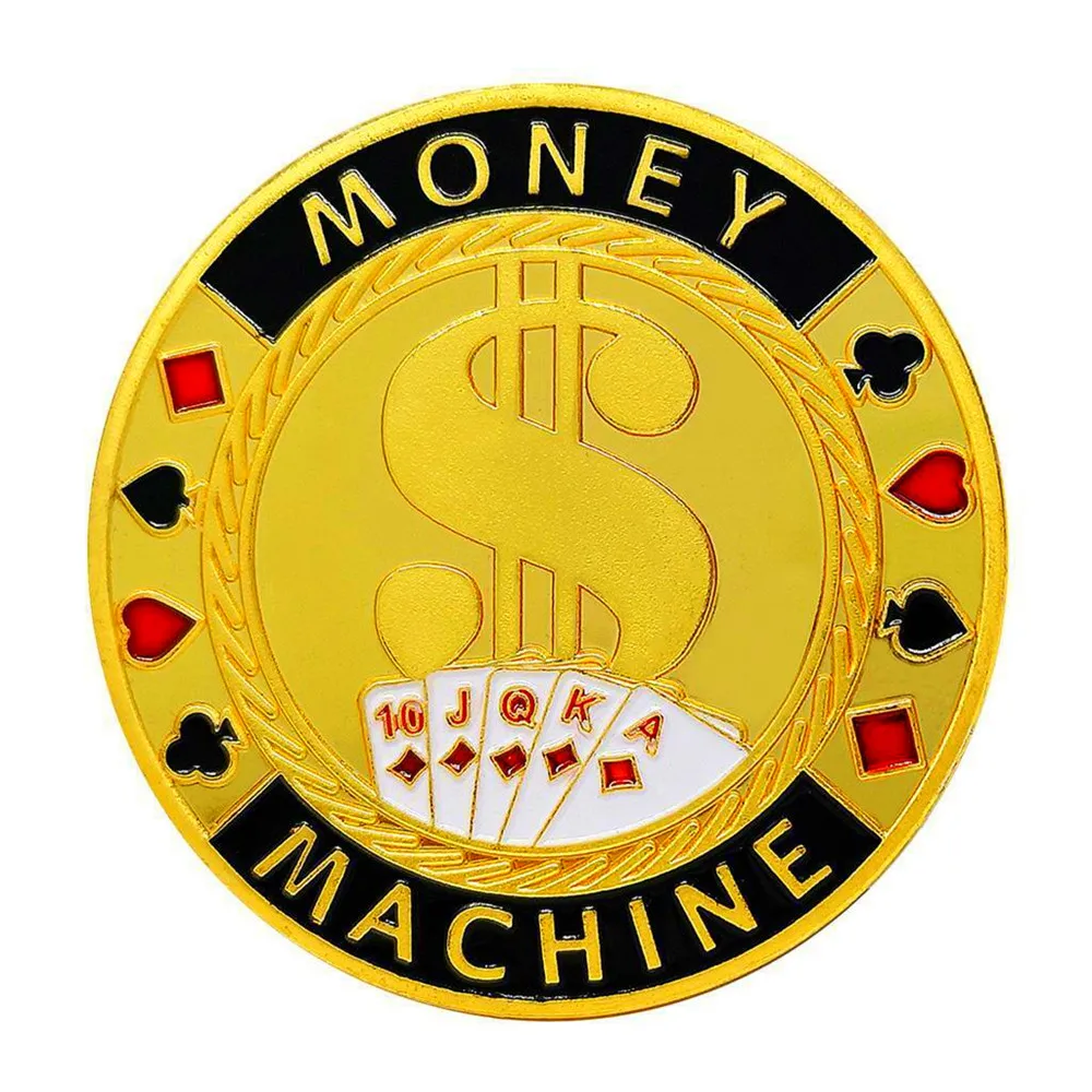 

U.S.A Coin Must Win Money Poker Chip Commemorative Challenge Coins Gold Plated