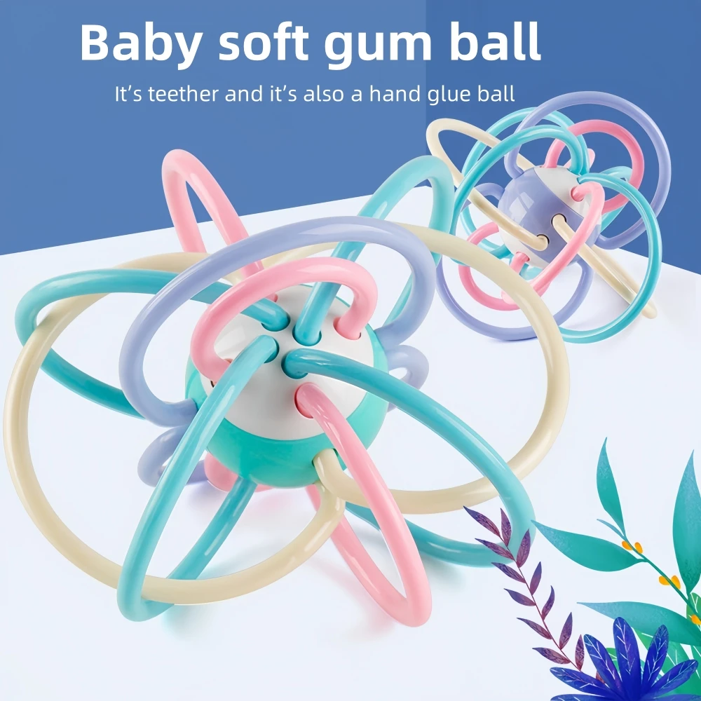 

Baby toys|Baby soft gum ball| It’s teether and it’s also a hand ball| teether for 6 to 12 months baby