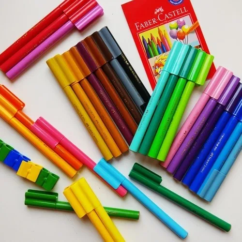 Set of 60 with Fun Marker Cards plumones posca marcadores pen colores caneta stationery канцелярия rotuladores markers  canetas