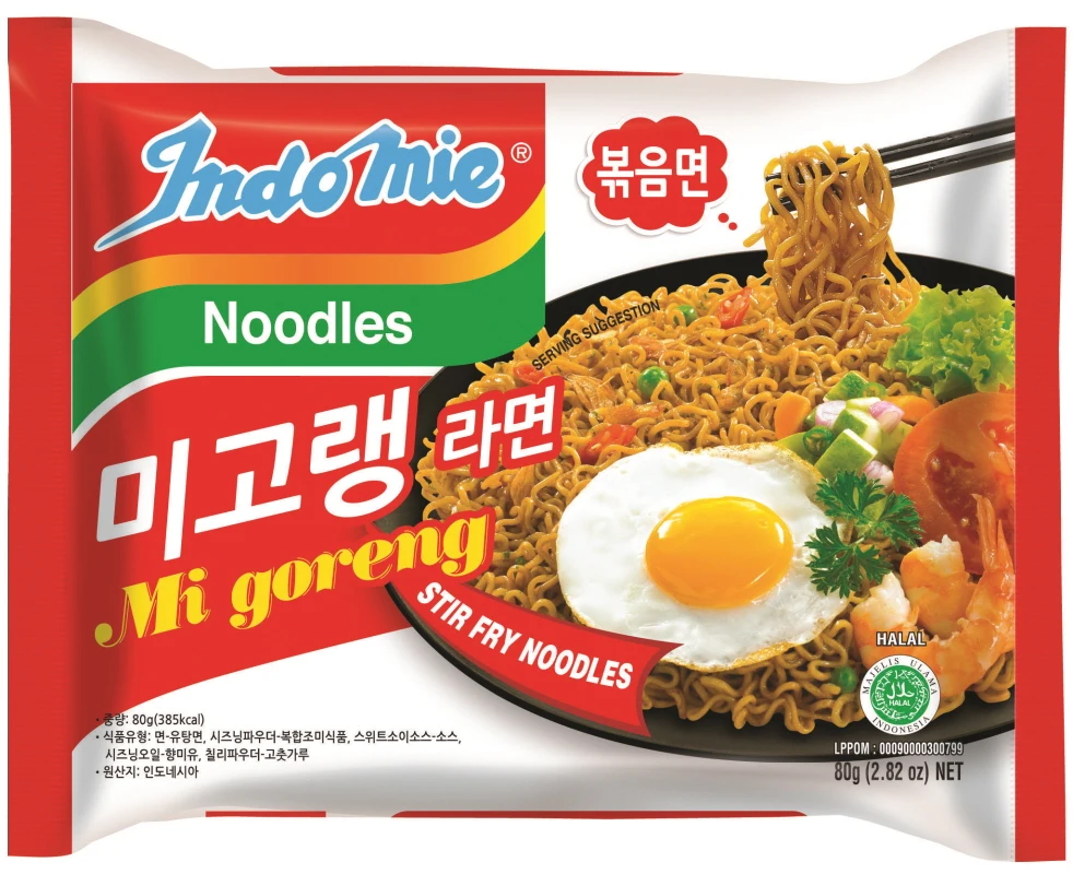 이멕스무역 인도네시아 인도미 미고랭 오리지널 봉지라면 5개x8번들 40개입