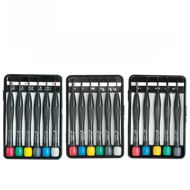PRO'SKIT 6PCS ELECTRONIC SCREWDRIVER SET 8PK-2061 8PK-2062 8PK-2063