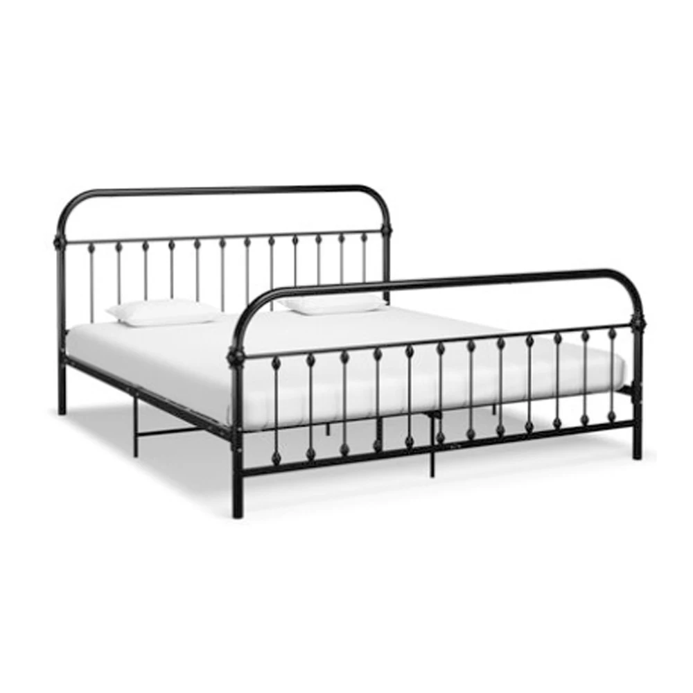 Metal Bed Frame Modern Style room Dormitory Double Single Bed with salt Foot Simple pleasure Metal Frame Bed Bed room Furnitur