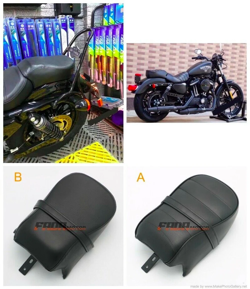 

Задняя Пассажирская подушка сиденья для Harley Iron XL883 XL1200 48 Forty Eight 16-20