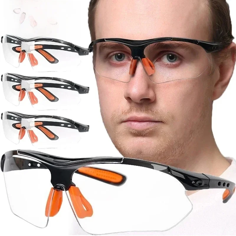 AliExpress 1/3pcs Safety Goggles Eye Glasses for Cycling Working Women Men Clear Eye Sand Prevention Anti-Splash Wind Dust Proof Eyewears