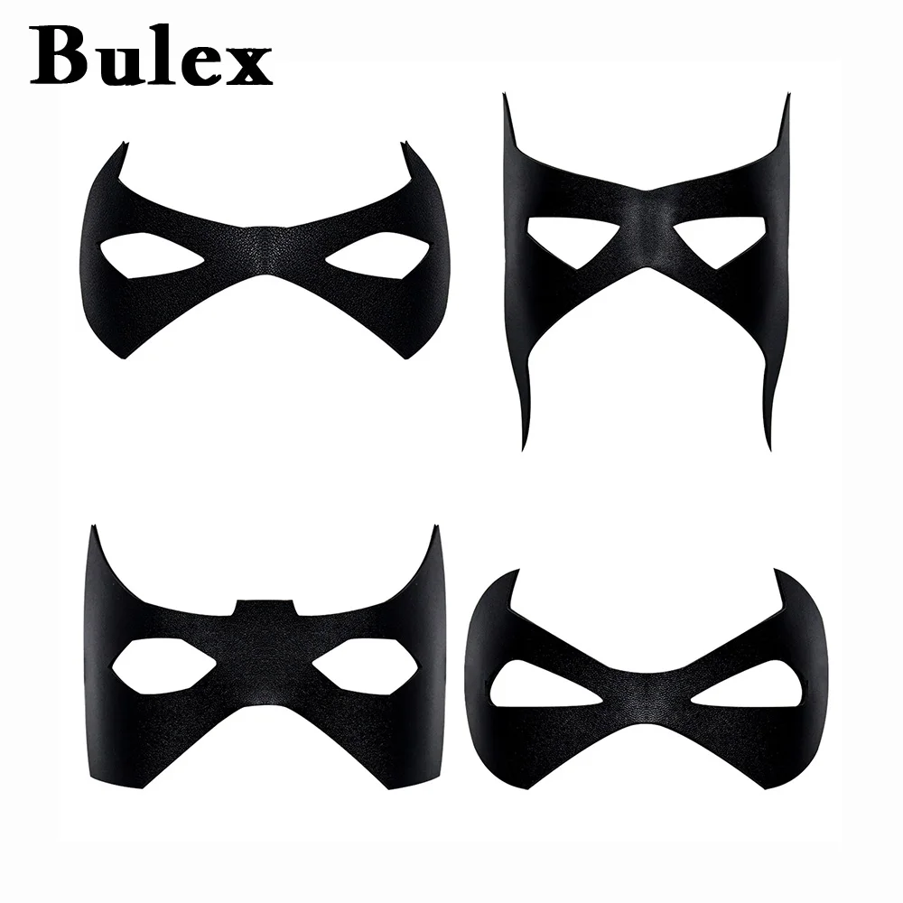 Bulex Erwachsene Bat Superhero Nacht Ritter Grayson Cosplay Nightwing Kostüm Für Frauen Männer Halloween Masquerade Augen Maske